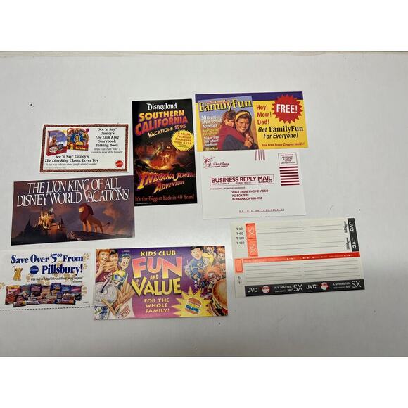 Rare Disney Masterpiece Edition: The Lion King (VHS 1995) With Inserts - Picture 4 of 9